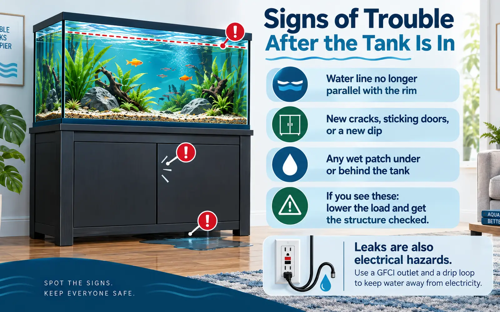 Signs of Trouble After the Tank Is In